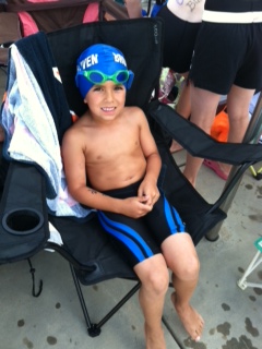 Ryan's first swim meet